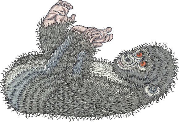 Gorilla - Ape - Motif - 11 - Zoo Babies by Sue Box