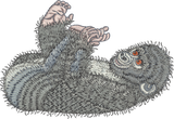 Gorilla - Ape - Motif - 11 - Zoo Babies by Sue Box