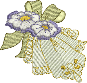 Teddy Bear Hankie Embroidery Motif - 11 by Sue Box