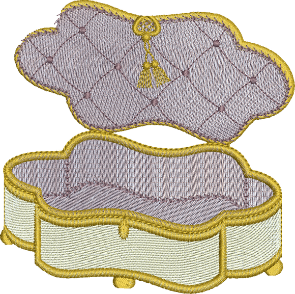 Empty Sewing Box Embroidery Motif -12 by Sue Box