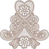 Lace - Old Lace Embroidery Motif - 12 by Sue Box