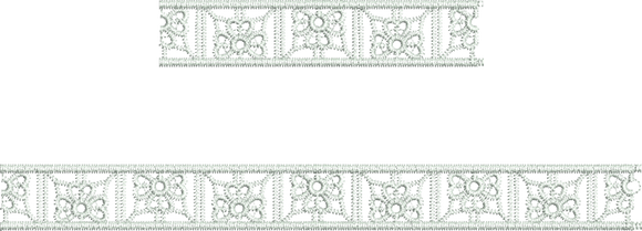Lace Adah Braids Embroidery Motif - 13 by Sue Box