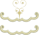 Christmas Straight Border - Straight Plain Border Embroidery Motif -13