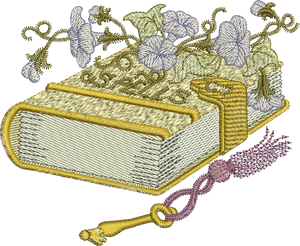 Fairy Spells Book Embroidery Motif - 14 by Sue Box