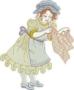 Dressmaker Hilda Embroidery Motif - 17 by Sue Box