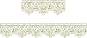 Lace Taj Borders Embroidery Motif - 18 - Classic Lace - by Sue Box