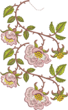 Rose Border 2 Double Design Embroidery Motif - 19 by Sue Box