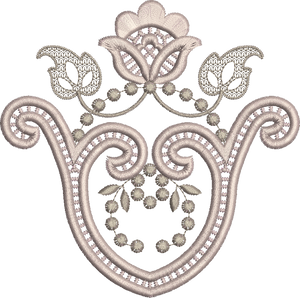 Cutwork Embroidery Motif - 19  by Sue Box