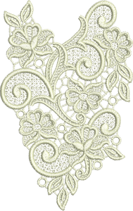 Lace Tama Embroidery Motif - 19 by Sue Box