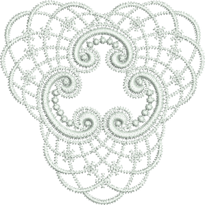 Lace Tamah Motif Embroidery Design - 21 by Sue Box