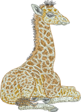 Giraffe Embroidery Motif - 22 - Zoo Babies by Sue Box