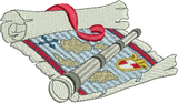 Treasure Map Embroidery Motif - 22  by Sue Box