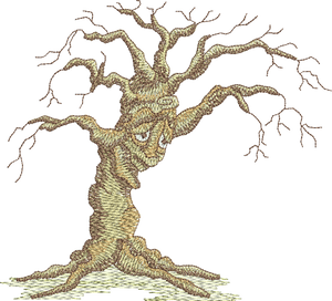 Fairy design Old Man Oak Embroidery Motif - 22 by Sue Box