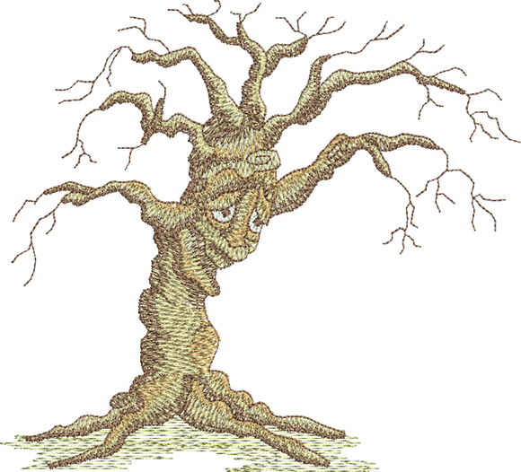 Fairy design Old Man Oak Embroidery Motif - 22 by Sue Box
