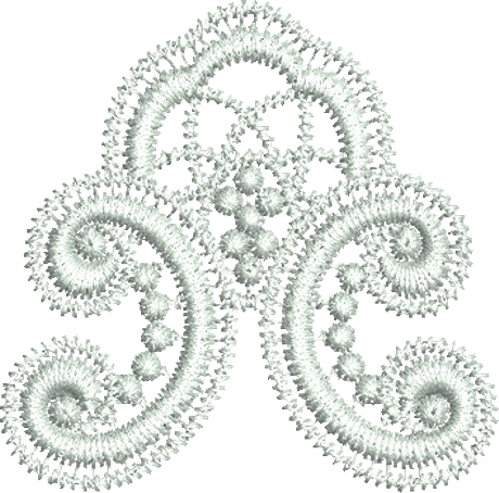 Lace Tamah Edge Embroidery Motif - 22 by Sue Box