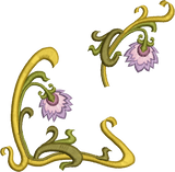 Persian Flowers 2 Design Set Embroidery Motif - 24 by Sue Box