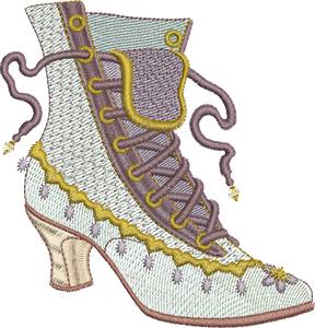 Boot Embroidery Motif - 25 by Sue Box