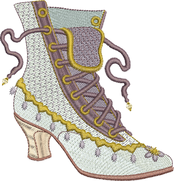 Boot Embroidery Motif - 25 by Sue Box