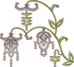 Tree Bough 1 Embroidery Motif - 25 by Sue Box