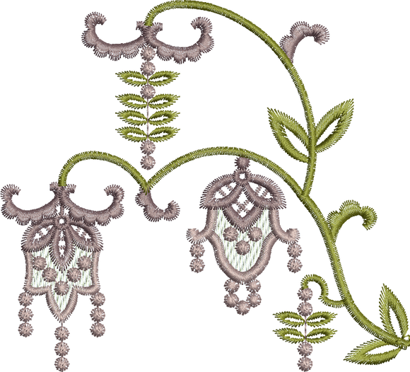 Tree Bough 1 Embroidery Motif - 25 by Sue Box