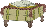 Footstool Embroidery Motif - 25 by Sue Box