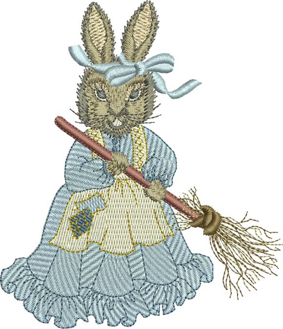 Rabbit - Rosie Embroidery Motif - 26 by Sue Box