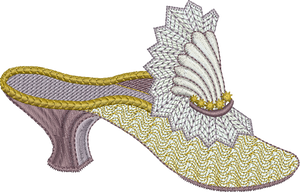 Slipper Embroidery Motif - 26 by Sue Box