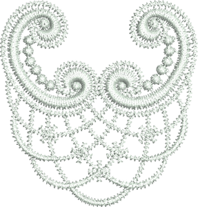 Lace -Tamah Embroidery Motif - 26 by Sue Box