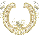 Horseshoe Embroidery Motif - 27 by Sue Box