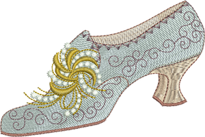 Shoe Embroidery Motif - 27 by Sue Box