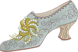 Shoe Embroidery Motif - 27 by Sue Box