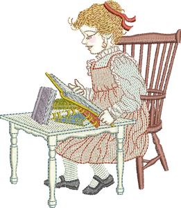 School Teacher Embroidery Motif - 28 by Sue Box