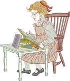 School Teacher Embroidery Motif - 28 by Sue Box