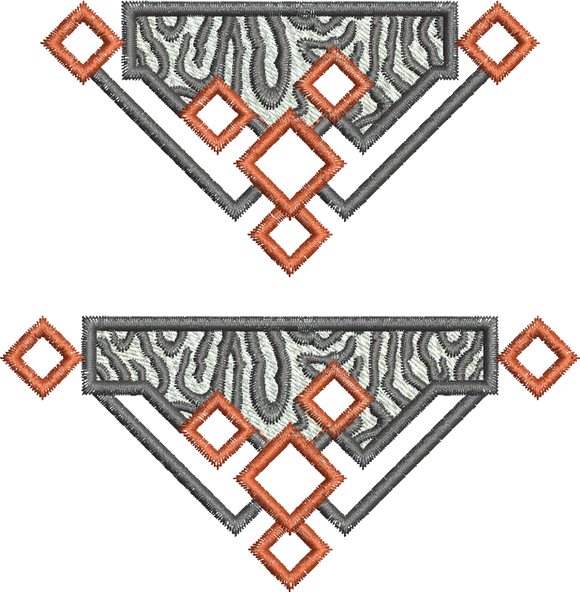 Zebra Borders C & F Embroidery motifs - 28 - Zoo Babies by Sue Box