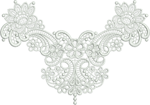Lace Taj Embroidery Motif - 29 - Classic Lace - by Sue Box