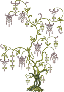 Arbour Embroidery Motif - 30 -  Everlasting Embroidery - by Sue Box