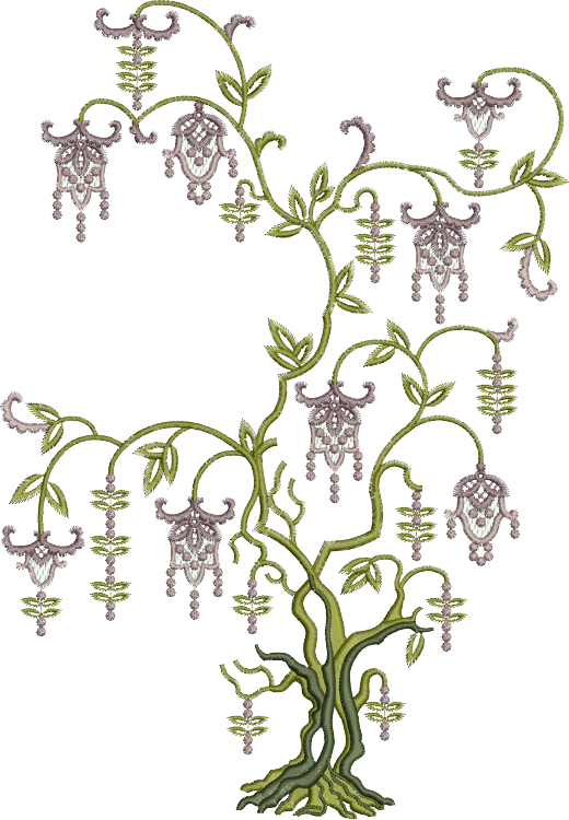 Arbour Embroidery Motif - 30 -  Everlasting Embroidery - by Sue Box