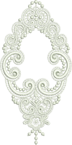 Lace - Krystal Embroidery Motif - 30 by Sue Box