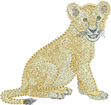 Lion Cub Embroidery Design - 30 - Zoo Babies by Sue Box