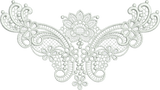 Lace Taj Design Embroidery Motif - 30 - Classic Lace - by Sue Box