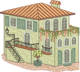 English Villa Embroidery Motif - 30 by Sue Box