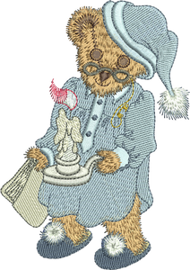 Teddy Bear Fredrick Embroidery Motif - 31 by Sue Box