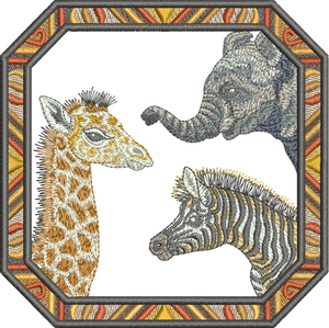 Zoo Pals Embroidery motif - 31 - Zoo Babies by Sue Box