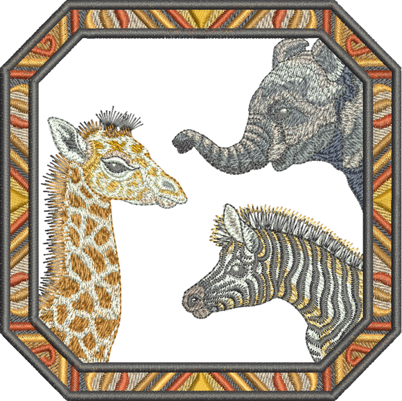 Zoo Pals Embroidery motif - 31 - Zoo Babies by Sue Box