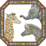 Zoo Pals Embroidery motif - 31 - Zoo Babies by Sue Box