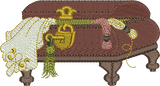 Teddy Bear Sewing Box Embroidery Motif - 32 by Sue Box