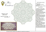 Lace - Large Lace Doily FSL Embroidery Motif - 02 by Sue Box