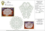 Lace Doily Large and Panel Bowl FSL Embroidery Motif - 03 by Sue Box