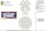LACE - Large Lace Bowl Set FSL Embroidery Motif - 04 by Sue Box