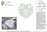 Lace Heart - FSL Embroidery Motif - 10 by Sue Box